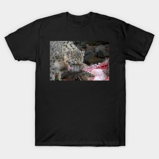 Snow Leopard's Lunch T-Shirt